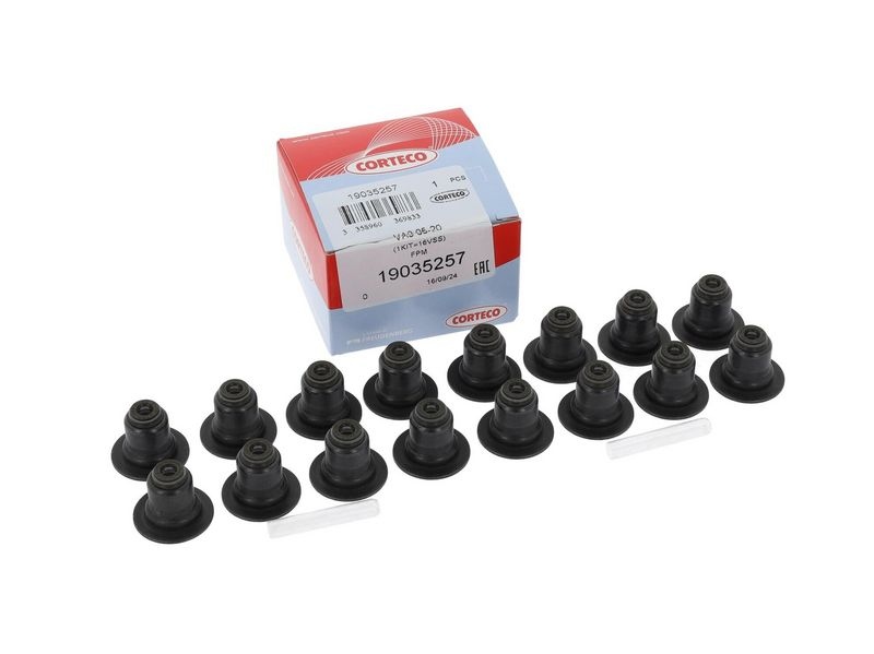 CORTECO Seal Set, valve stem FPM (fluoride rubber) 19035257 PEUGEOT,MINI,3008 (0U_),Schrägheck (R56),Clubman (R55)