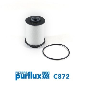 PURFLUX Fuel Filter Filter Insert C872  OPEL,CHEVROLET,VAUXHALL,Mokka / Mokka X (J13),AVEO Schrägheck (T300),Trax I (U200),AVEO Stufenheck (T300)