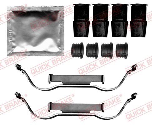 QUICK BRAKE Accessory Kit, disc brake pads 109-0088  OPEL,PEUGEOT,CITROËN,GRANDLAND X (A18),Combo E Kasten / Kombi (X19),COMBO Großraumlimousine (X19)