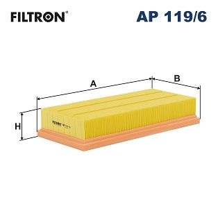 Filtron Luftfilter Ap 1196 Mercedes-Benz Ap119/6 Storlek 2