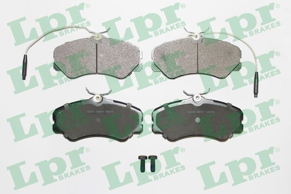 Lpr Bromsbelaggssats Skivbroms 05P011 Peugeot 05P011 Storlek 05