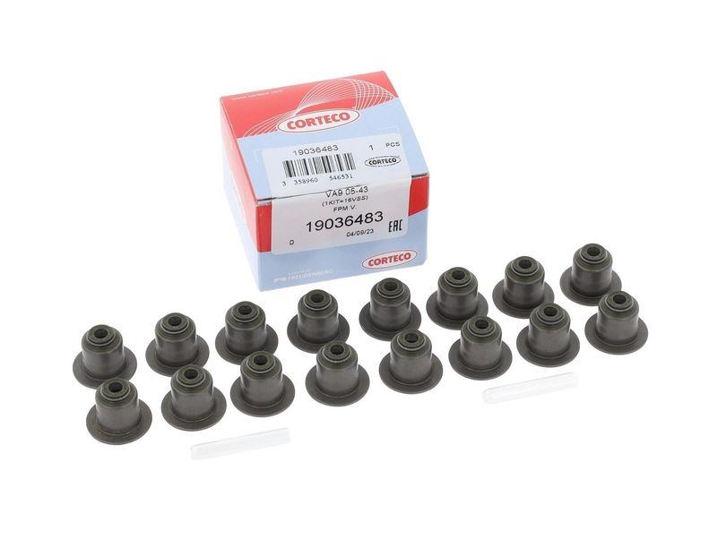 CORTECO Seal Set, valve stem FPM (fluoride rubber) 19036483 BMW,MINI,3 Touring (E91),3 Limousine (E90),5 Touring (F11),5 Limousine (E60)