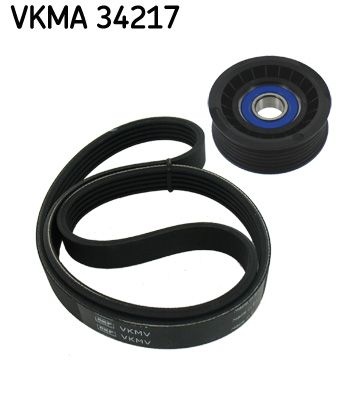 SKF V-ribbed belt set FORD VKMA 34217 1141317,1465253,1555720 Serpentine belt kit,Auxiliary belt kit,Poly V-belt kit,V-ribbed belt kit 1692106,1830909
