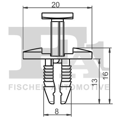 FA1 Clip, trim-/protection strip VW,AUDI,OPEL 21-20009.5 51834606,WHT004750,1609267280 1622749580,856553,9648975680,51834606,51834606,1609267280