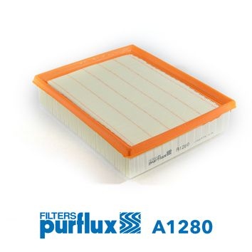 PURFLUX Air filter Filter Insert A1280 Engine air filter,Engine filter RENAULT,LAGUNA III Grandtour (KT0/1),LAGUNA III (BT0/1),LAGUNA Coupe (DT0/1)