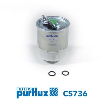 PURFLUX Fuel Filter Filter Insert CS736  MERCEDES-BENZ,MITSUBISHI,SMART,E-Klasse Limousine (W211),C-Klasse Limousine (W204),C-Klasse T-modell (S204)