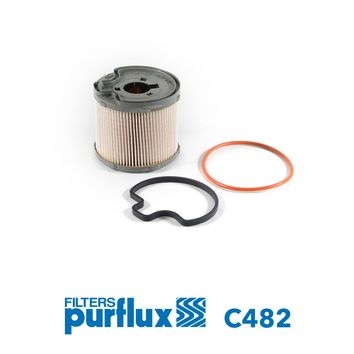 PURFLUX Fuel Filter FIAT,PEUGEOT,CITROËN C482 ACD8069E,190169,190650  190651,1906A1,1906C5,E148043,E148120,71771387,9401906508,940190650B,GGF046