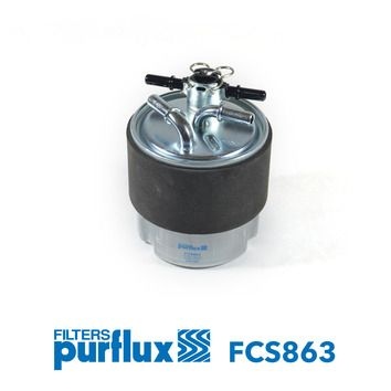 PURFLUX Fuel Filter Filter Insert FCS863  NISSAN,Qashqai / Qashqai +2 I (J10, NJ10),Qashqai / Qashqai+2 I Van (J10, JJ10E)