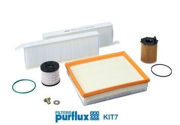 PURFLUX Filter Set KIT7  PEUGEOT,CITROËN,DS,208 I Schrägheck (CA_, CC_),2008 Kombi (CU_),208 Kastenwagen (CR_),C3 II (SC_),C4 CACTUS,DS3,C3 III (SX)