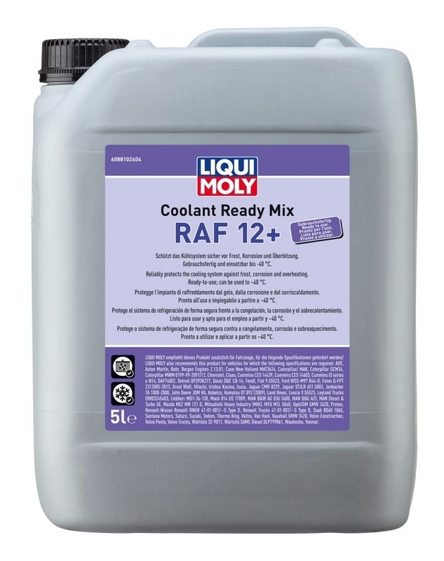 LIQUI MOLY Antifreeze Coolant Ready Mix RAF 12+ red 8810  VW,AUDI,MERCEDES-BENZ,Golf IV Schrägheck (1J1),Golf V Schrägheck (1K1),POLO (9N_)