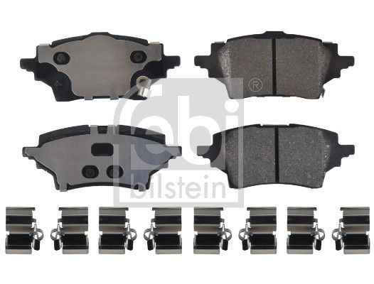 FEBI BILSTEIN Brake pad set Rear Axle 180129 Brake pads,Brake pad set, disc brake TOYOTA,MAZDA,SUZUKI,C-HR (AX10),Corolla XII Kombi (E210)