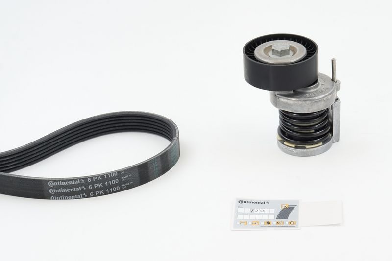 CONTITECH V-ribbed belt set 6PK1100K1 Serpentine belt kit,Auxiliary belt kit VW,SKODA,SEAT,Golf V Schrägheck (1K1),GOLF VI (5K1),GOLF PLUS (5M1, 521)