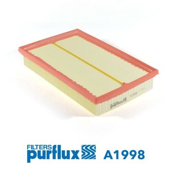 PURFLUX Air filter Filter Insert A1998 Engine air filter,Engine filter VW,AUDI,FORD,Golf VII Schrägheck (5G1, BQ1, BE1, BE2),Passat Variant (3G5, CB5)