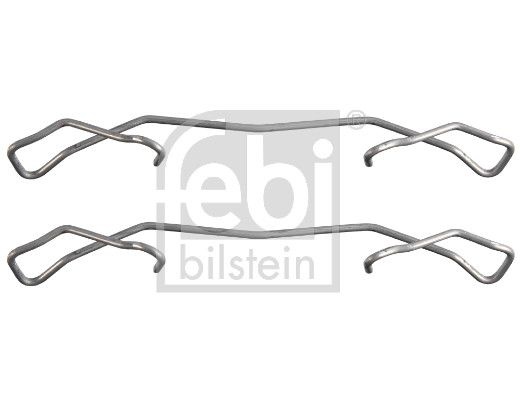 FEBI BILSTEIN Accessory Kit, disc brake pads Front Axle 182714  MERCEDES-BENZ,OPEL,FORD,E-Klasse T-modell (S211),C-Klasse Limousine (W202),SLK (R170)