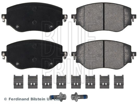 BLUE PRINT Brake pad set Front Axle ADBP420083 Brake pads,Brake pad set, disc brake RENAULT,NISSAN,DACIA,Clio V Schrägheck (BF),MICRA V (K14)