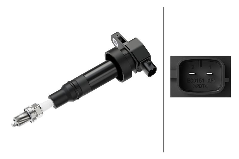 HELLA Ignition coil 5DA 193 175-481 Coil pack,Ignition coil pack HYUNDAI,KIA,i30 (FD),i20 (PB, PBT),i30 (GD),i30 CW (FD),i30 CW (GD),ix20 (JC)