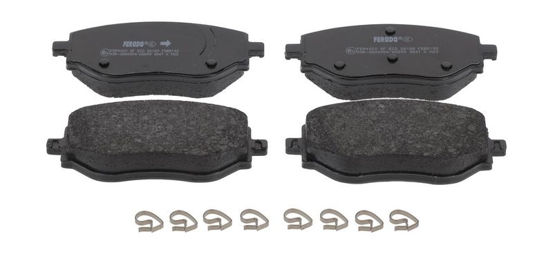 FERODO Brake pad set RENAULT,DACIA FDB5192 410600379R,410607115R,410608885R 410A12582R,440603905R,8660000781,8660004545,410600379R,410601306R