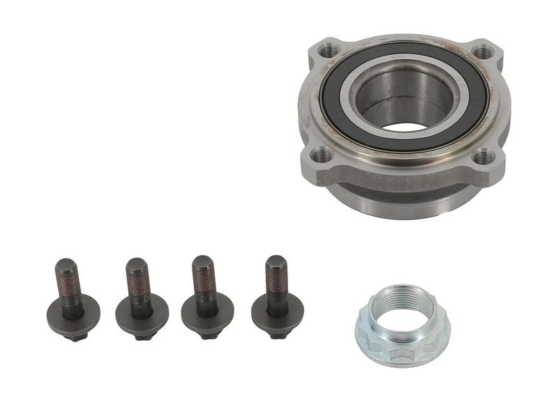 MOOG Wheel bearing kit with ABS sensor ring BM-WB-11334 Wheel hub bearing,Wheel bearing BMW,5 Limousine (E60),5 Touring (E61),5 Limousine (E39)