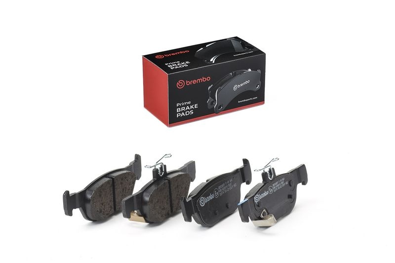 BREMBO Brake pad set PRIME LINE with acoustic wear warning P 49 064 Brake pads,Brake pad set, disc brake MAZDA,3 Schrägheck (BM, BN),3 Schrägheck (BP)