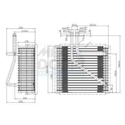 Meat & Doria Forångare Luftkonditionering Volkswagen 997011 Storlek 2