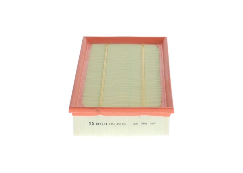 BOSCH Air filter Filter Insert 1 457 433 607 Engine air filter,Engine filter MERCEDES-BENZ,Stufenheck (W124),W124 Coupe (C124),W124 T-modell (S124)