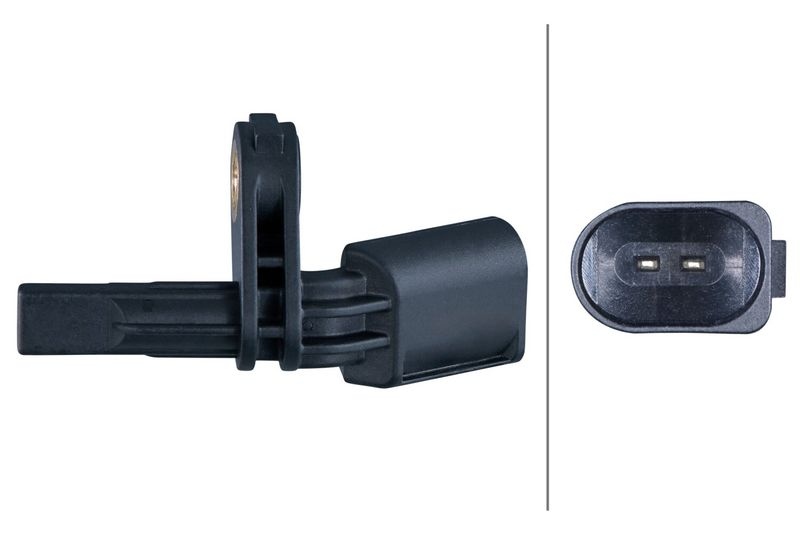 HELLA ABS Sensor VW,AUDI,SKODA 6PU 012 039-021 7H0927804,WHT003856,WHT003856D ESP Sensor,Sensor, wheel speed 2501414,65271200002,7H0927804,WHT003856