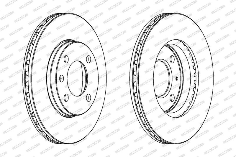 FERODO Brake disc VW,AUDI,SEAT DDF175C 321615301A,321615301B,321615301C Brake rotor,Brake discs,Brake rotors 6N0615301G,841615301,DDF175C,321615301A