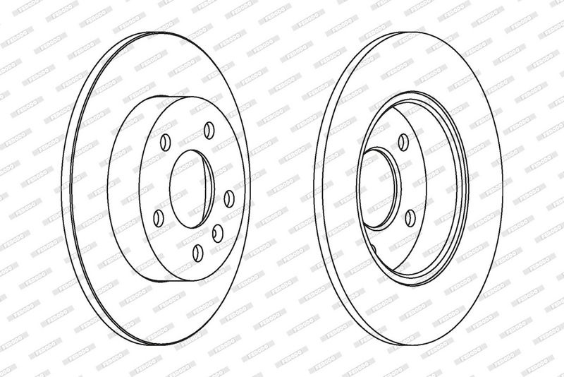 FERODO Brake disc OPEL,CHEVROLET,LEXUS DDF1044C 90575113,9117772,DDF1044C Brake rotor,Brake discs,Brake rotors 4243150080,09117772,569109,90575113