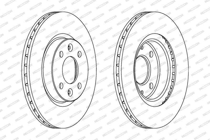 FERODO Brake disc RENAULT,NISSAN,DACIA DDF1096C 402062984R,6001548578,7701204304 Brake rotor,Brake discs,Brake rotors 7701204828,7701205653,7701206339