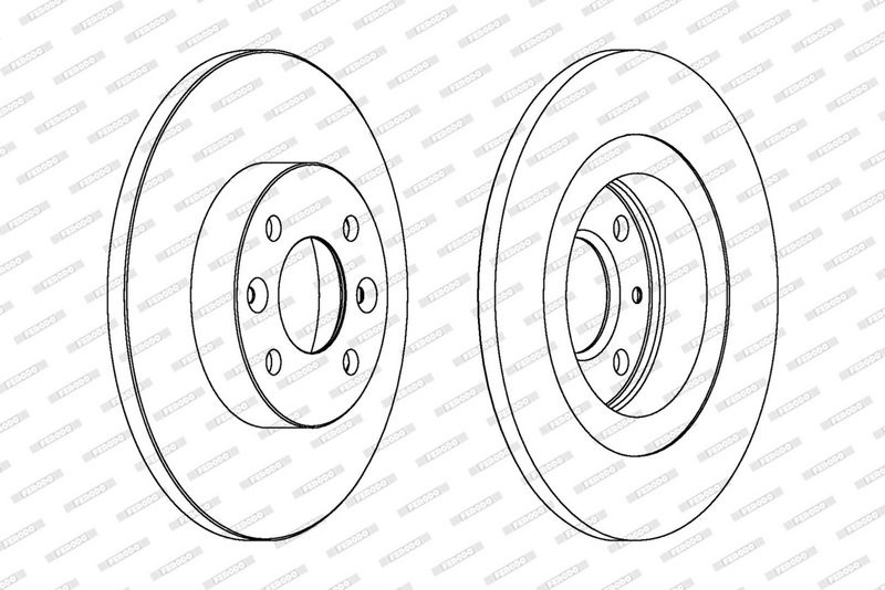 FERODO Brake disc RENAULT,DACIA,SMART DDF1502C 402065345R,6001547683,7701208252 Brake rotor,Brake discs,Brake rotors 8200123117,8671018195,DDF1502C