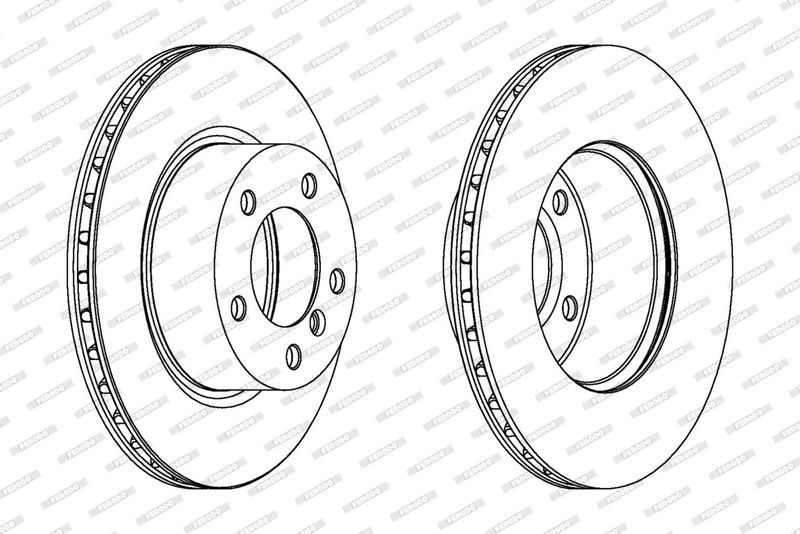 FERODO Brake disc Vented DDF1229C Brake rotor,Brake discs BMW,3 Limousine (E90),1 Schrägheck (E87),1 Schrägheck (E81),1 Coupe (E82),1 Cabrio (E88)