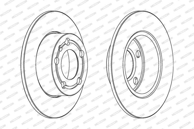 FERODO Brake disc VW,AUDI,SKODA DDF929C 1J0615301,1J0615601,1J0615601C Brake rotor,Brake discs,Brake rotors 1J0615601N,1J0615601P,2Q0615601H,3496009