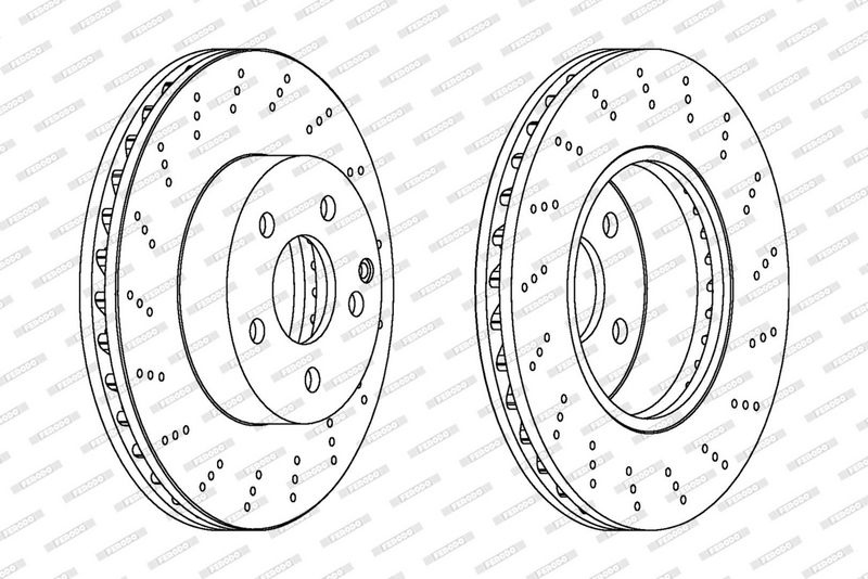 FERODO Brake disc MERCEDES-BENZ DDF1693C DDF1693C,1974230112,1974230312 Brake rotor,Brake discs,Brake rotors 2044210912,2044212812,2044213612