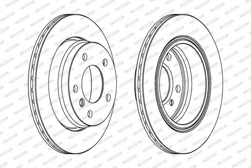 FERODO Brake disc BMW DDF831C 34211162315,34211165211,34216855155 Brake rotor,Brake discs,Brake rotors 34216864903,DDF831C,1044569,1143640,95VWX1125BE