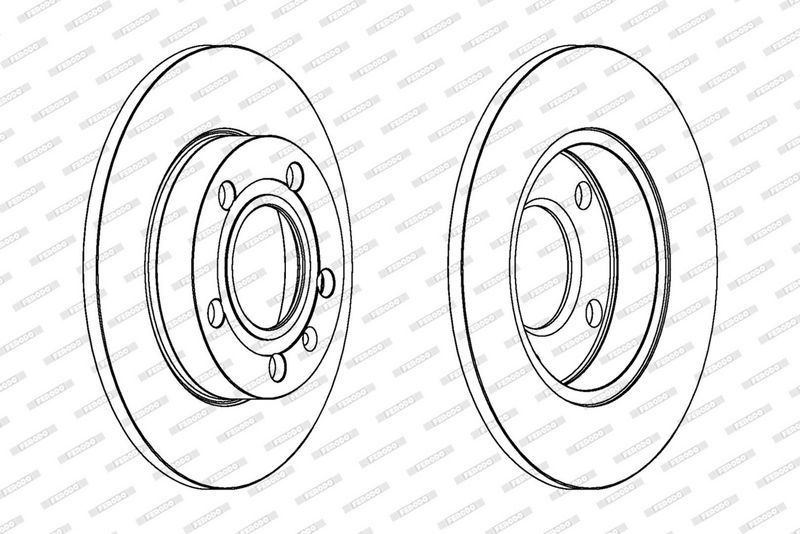 FERODO Brake disc solid DDF1709C Brake rotor,Brake discs AUDI,SEAT,A4 Avant (8ED, B7),A4 Avant (8E5, B6),80 Limousine (8C2, B4),A4 Limousine (8E2, B6)