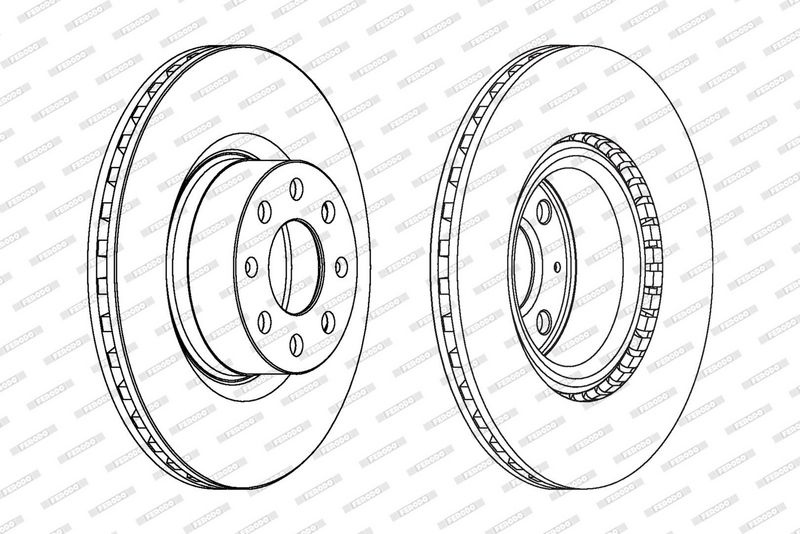FERODO Brake disc OPEL,FIAT,VAUXHALL DDF1298C DDF1298C,55700922,55700923 Brake rotor,Brake discs,Brake rotors 6001073181,71772815,71773402,71773404