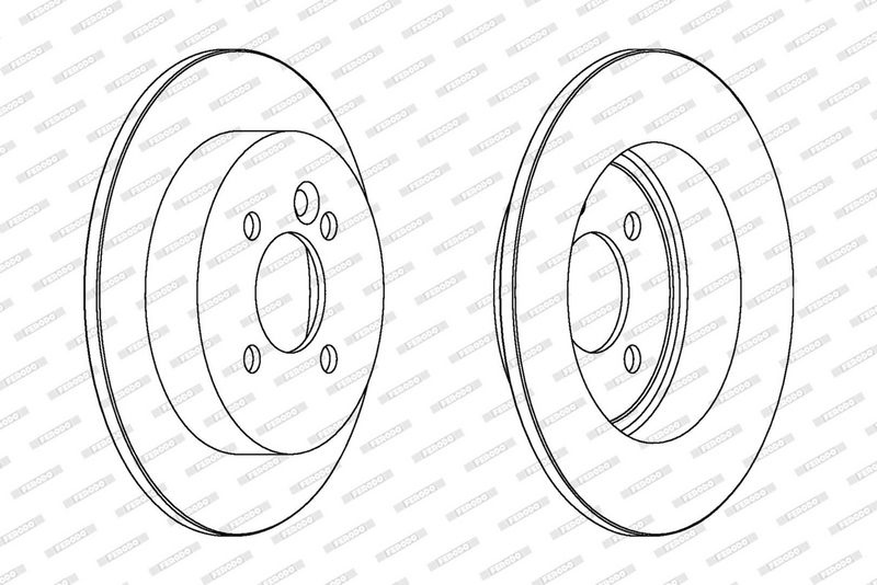 FERODO Brake disc solid DDF1128C Brake rotor,Brake discs MINI,Schrägheck (R56),Schrägheck (R50, R53),Clubman (R55),Cabrio (R52),Cabrio (R57)