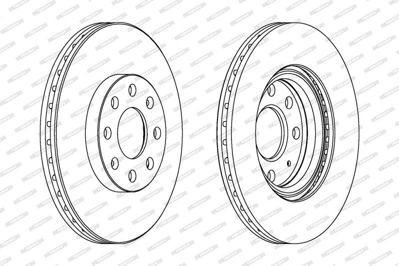 FERODO Brake disc OPEL,FIAT,ABARTH DDF1304C DDF1304C,51830236,55700918 Brake rotor,Brake discs,Brake rotors 55700920,55700921,6001073179,6001073181