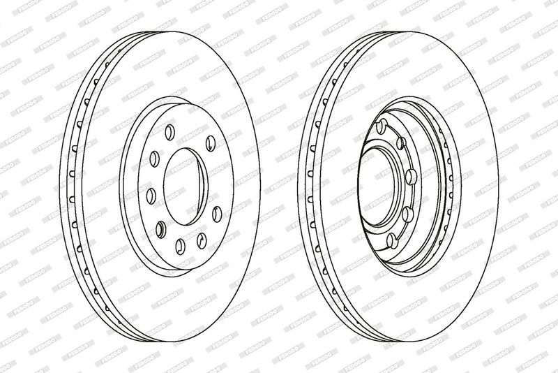 FERODO Brake disc OPEL,CHEVROLET,VAUXHALL DDF1042C 90539466,9117678,DDF1042C Brake rotor,Brake discs,Brake rotors 09117678,569060,569066,90539466