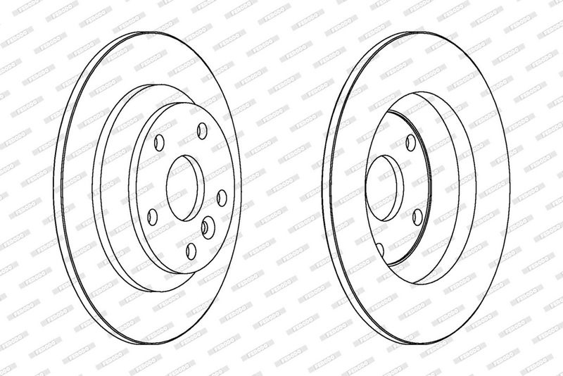 FERODO Brake disc FORD,LAND ROVER DDF1616C DDF1616C,1379931,1385590 Brake rotor,Brake discs,Brake rotors 1405500,1864280,1877765,1892357,1892358