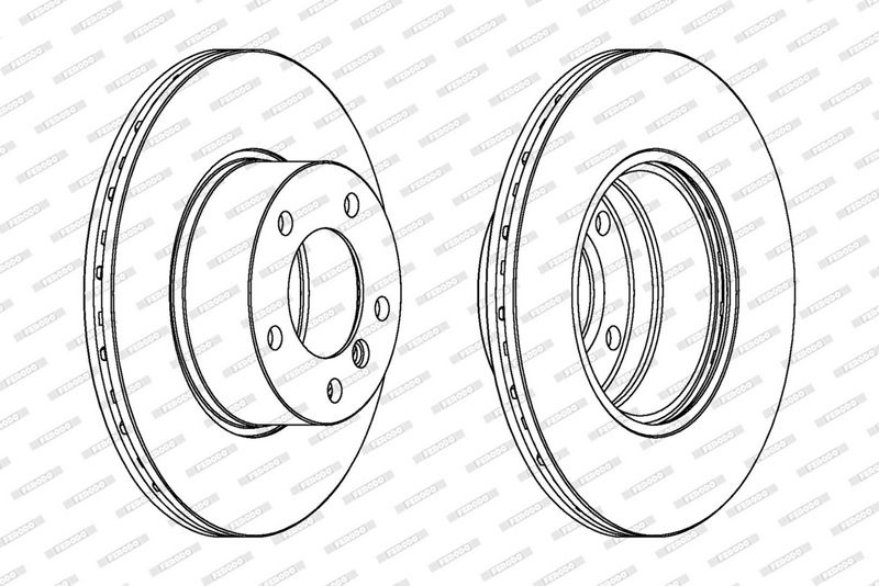 FERODO Brake disc BMW DDF834C 34111163013,34111163081,34111163395 Brake rotor,Brake discs,Brake rotors 34111164839,34116767061,DDF834C