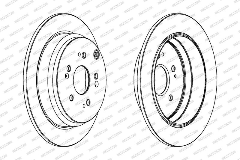 FERODO Brake disc HONDA DDF1608C 42510TX4A01,DDF1608C,42510SCAE50 Brake rotor,Brake discs,Brake rotors 42510SWWG01,42510T1GG00,42510T1GG01