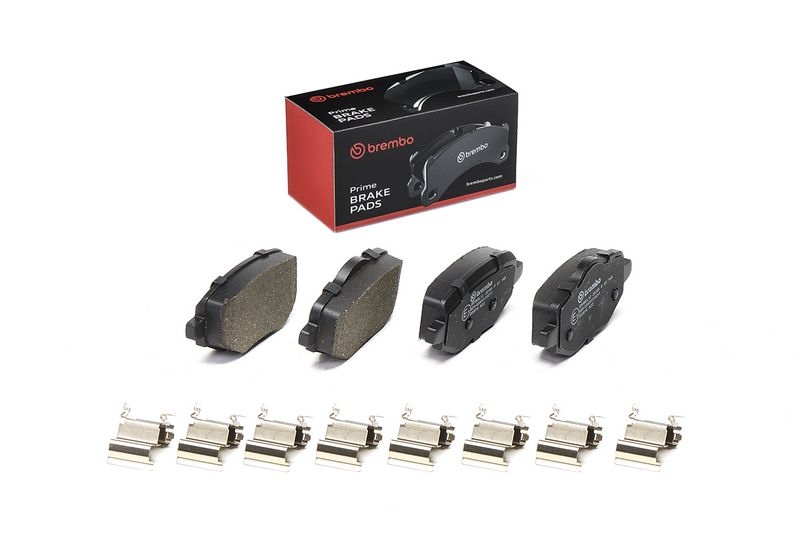 BREMBO Brake pad set PRIME LINE excl. wear warning contact P 61 140 Brake pads,Brake pad set, disc brake OPEL,PEUGEOT,CITROËN,Corsa F,MOKKA