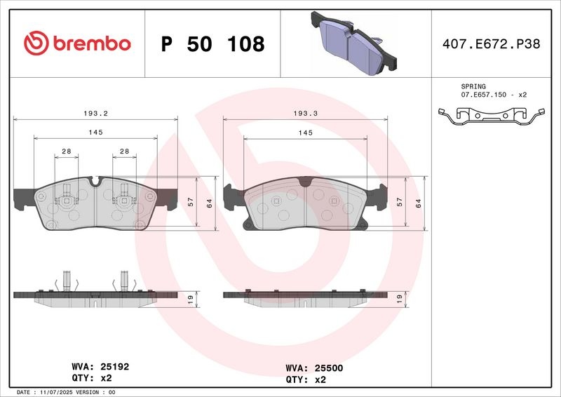 BREMBO Brake pad set PRIME LINE prepared for wear indicator P 50 108 Brake pads,Brake pad set, disc brake MERCEDES-BENZ,M-Klasse (W166),GLE (W166)