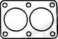 WALKER Gasket, exhaust pipe Front 81080  OPEL,VAUXHALL,MANTA B (58_, 59_),REKORD E (17_-19_, 11_, 14_, 16_),ASCONA B (81_, 86_, 87_, 88_),REKORD D