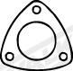 WALKER Gasket, exhaust pipe Front 81199  FORD,HYUNDAI,NISSAN,MAVERICK (UDS, UNS),ACCENT I (X-3),ACCENT Stufenheck (X-3),PONY / EXCEL Stufenheck (X-2)