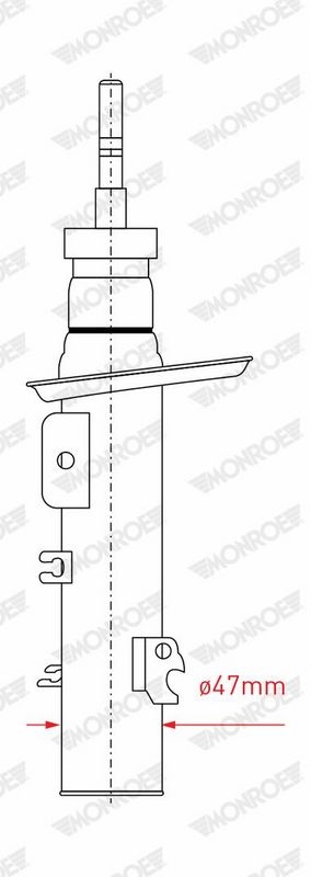 MONROE Shock absorber MONROE ORIGINAL (Gas Technology) Gas Pressure G8204 Shocks,Shock absorbers CITROËN,DS,C3 II (SC_),DS3,DS3 Cabriolet