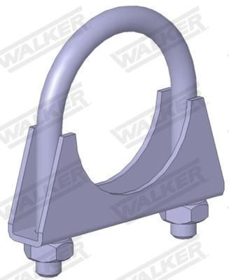 WALKER Clamp, exhaust system Ø: 43mm 84285  RENAULT,FIAT,PEUGEOT,Clio III Schrägheck (BR0/1, CR0/1),CLIO II (BB0/1/2_, CB0/1/2_)