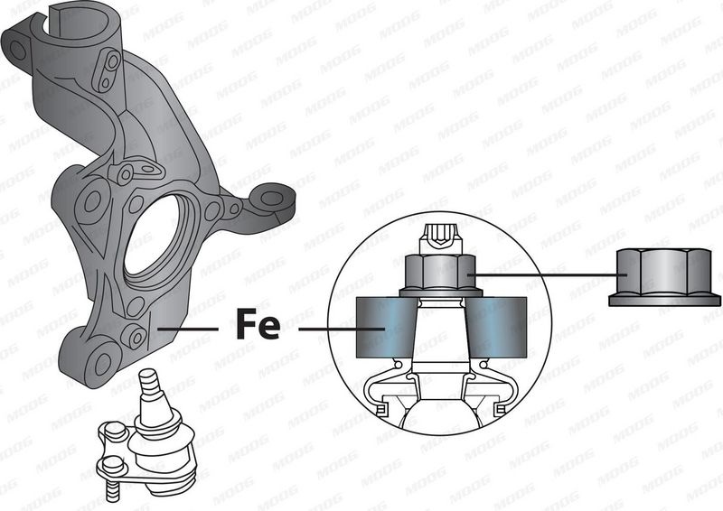 MOOG Suspension arm VW,AUDI,SKODA VO-WP-13841 5Q0407151AC,5Q0407151G,5Q0407151J 5Q0407151L,5Q0407151M,5Q0407151R,5Q0407151S,5WA407151,5WA505311A