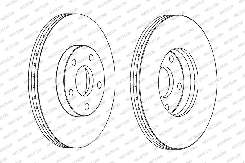 FERODO Brake disc FORD DDF1172 DDF1172,DDF11721,DDF1172C Brake rotor,Brake discs,Brake rotors 1361298,1361300,2T141125CA,2T141125CB,2T141125CC,4367104